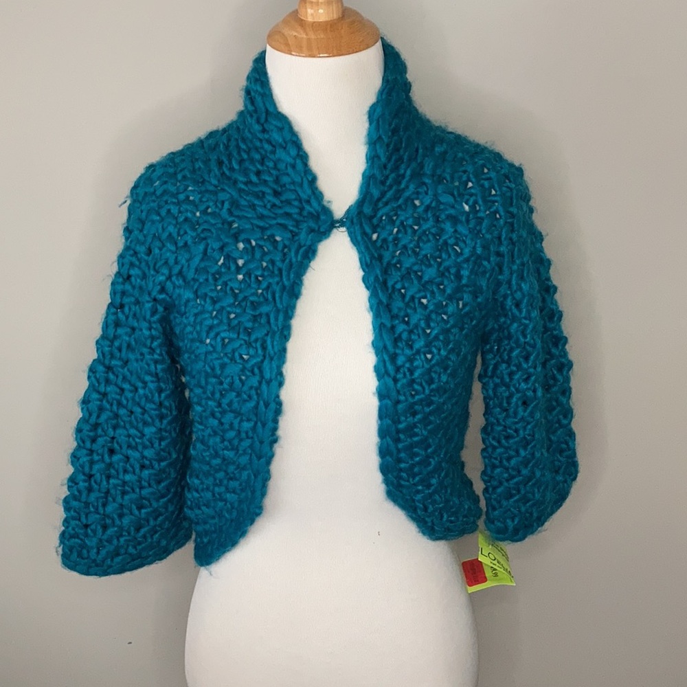 NWT Vivienne Tam Chunky Yarn Sweater Shrug XS